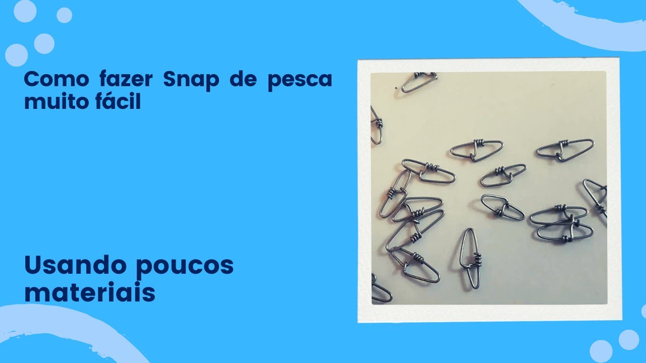 Como fazer Snap de pesca rápido e fácil