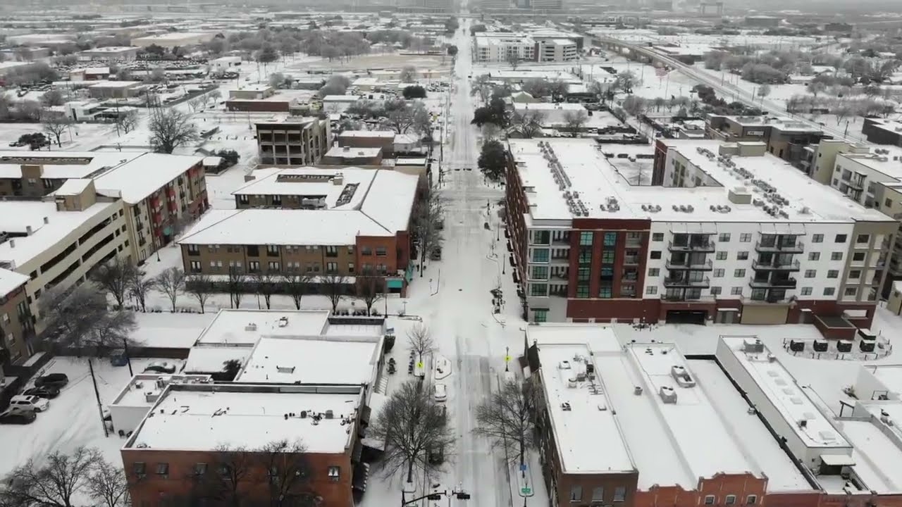 Plano by Air | It's a Winter Wonderland in February!