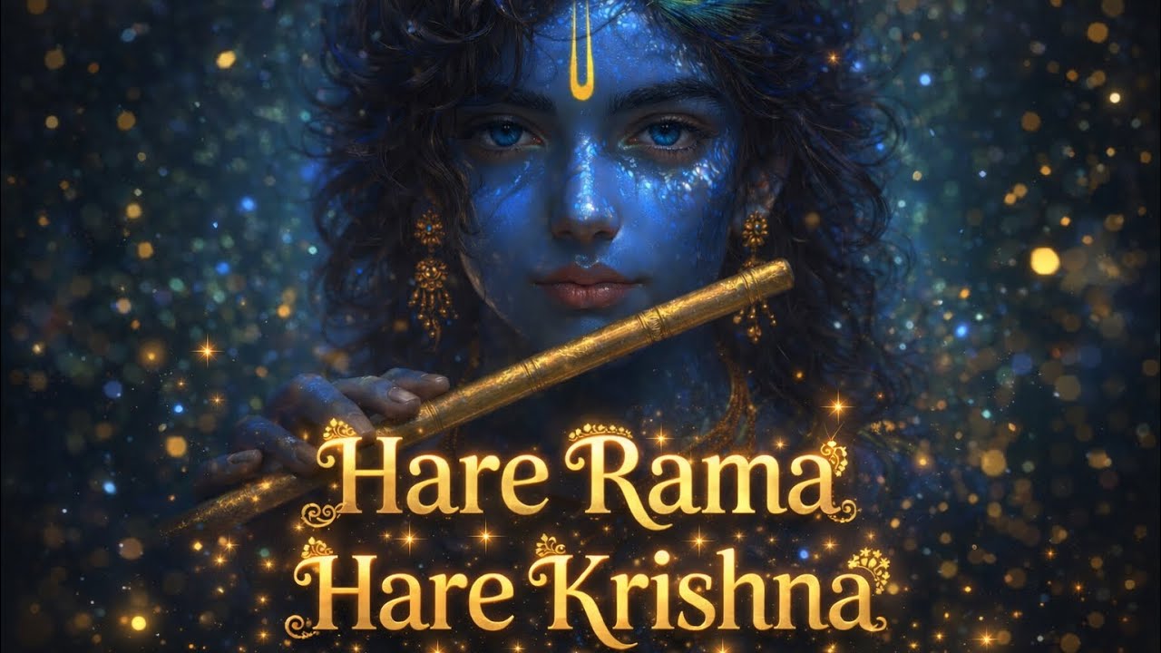 Hare Krishna Hare Rama Mahamantra 🎶 | Calm Mind, Divine Energy | Iskcon Kirtan #bhajan 