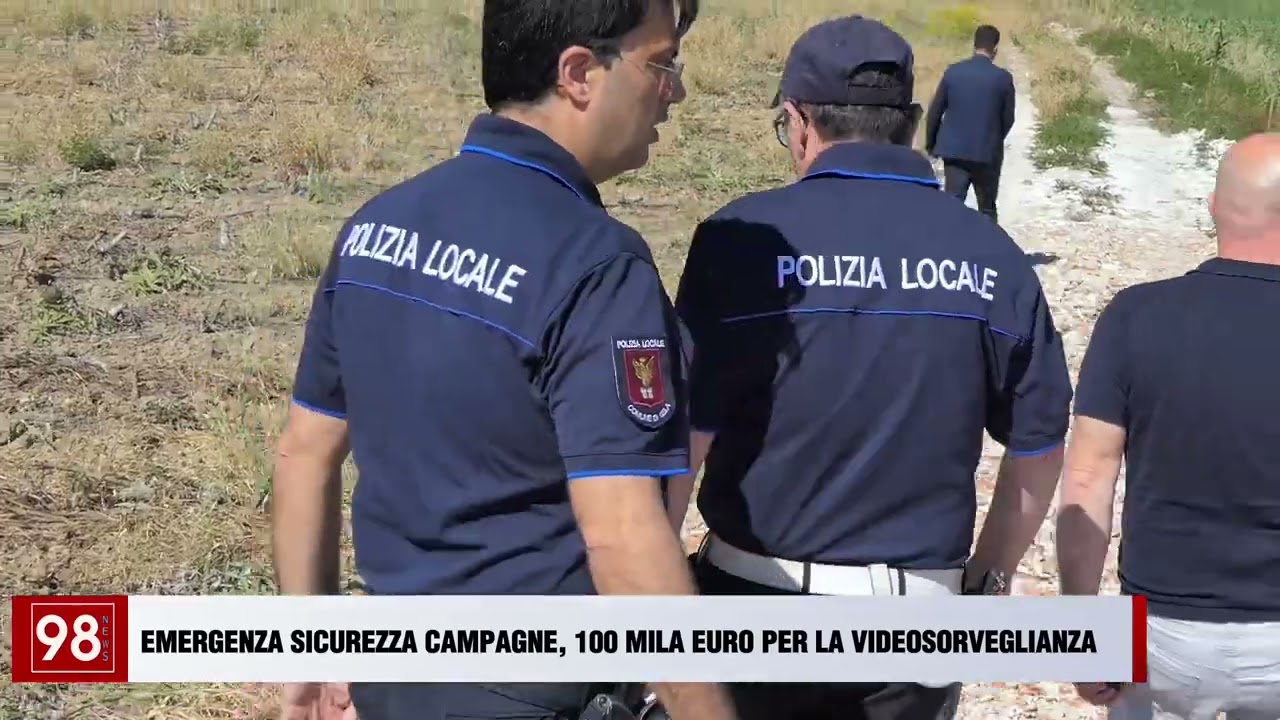 EMERGENZA SICUREZZA CAMPAGNE, 100 MILA EURO PER LA