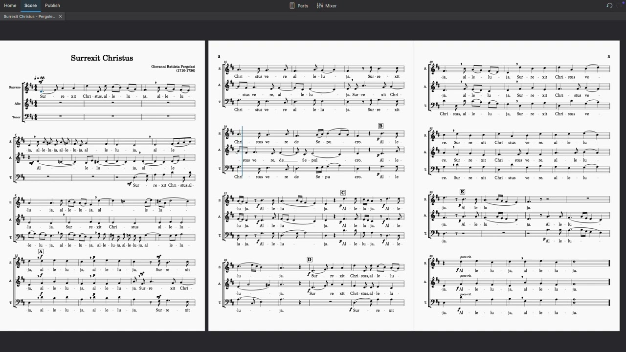 G. B. Pergolesi - Surrexit Christus (Tenor)
