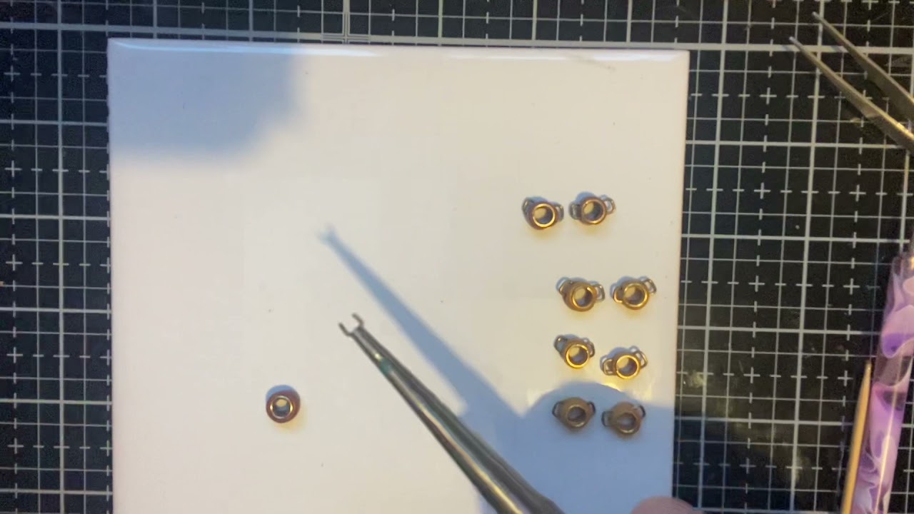 Making miniature Steampunk goggles ( part 2)