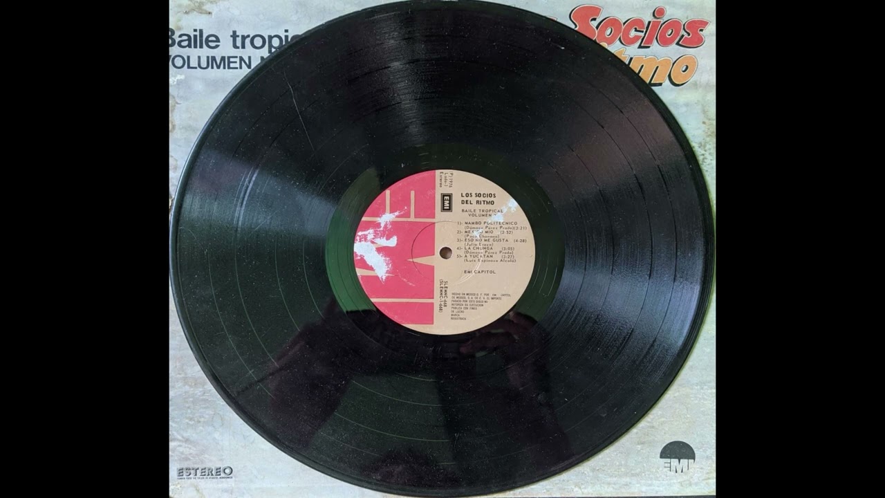 Los Socios Del Ritmo Baile Tropical Vol. # 2  Disco 1 Lado 1 Dísco Dé Asetato