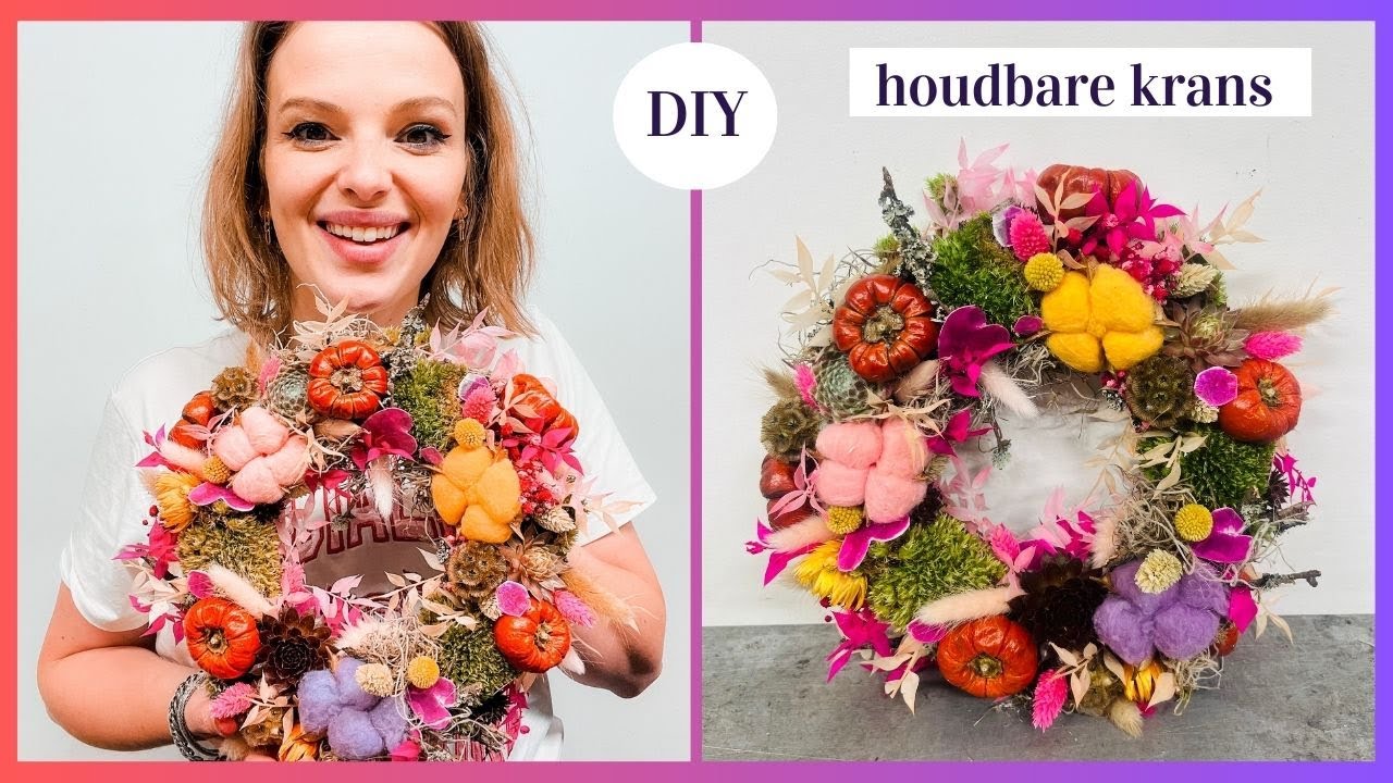 Houdbare Krans 🌸 & Winnaar 🥳 | Cursus Bloemschikken #296 | Carlein Tukkers