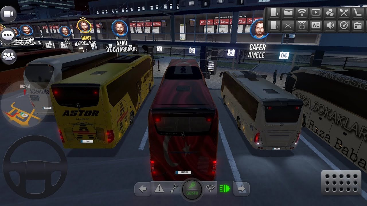 AĞRI - IĞDIR Online Sefer Otobüs Simulator Ultimate | Mercedes Benz Tourismo 16 Rhd 2023 Black