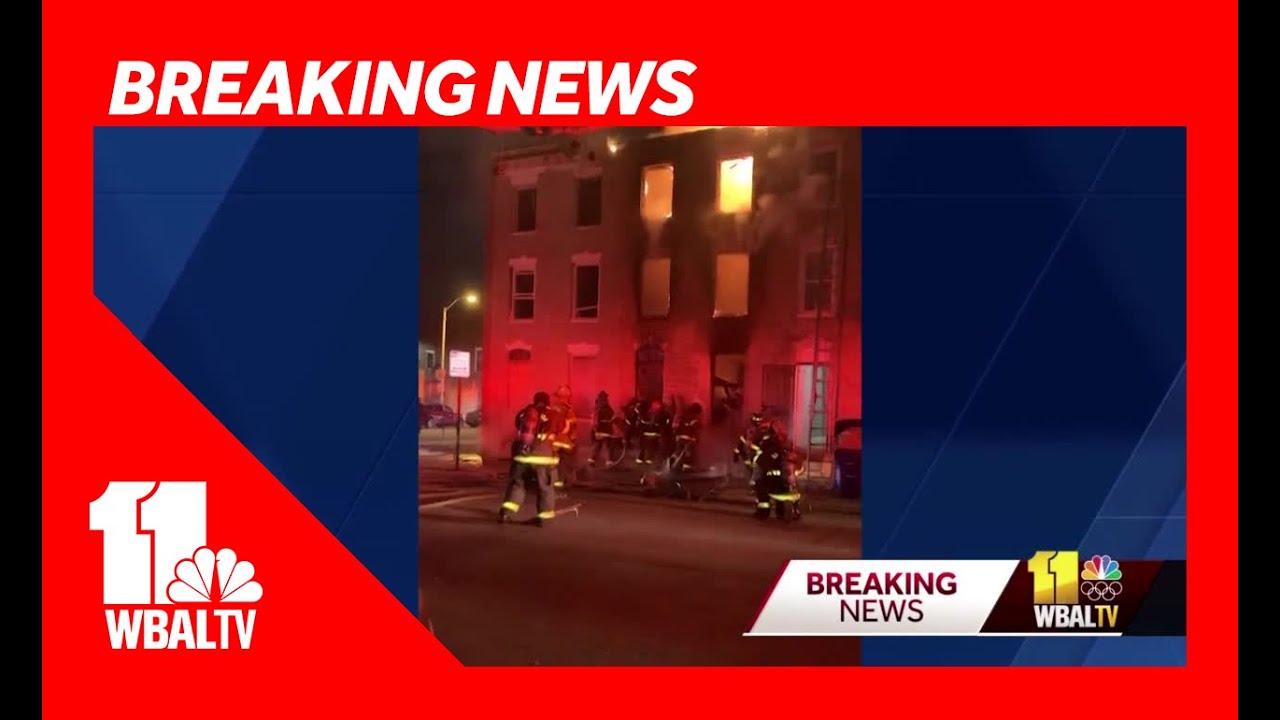 3 Baltimore firefighters killed in vacant rowhome fire
