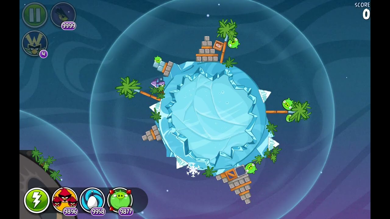 Angry birds space old version modded gameplay #4