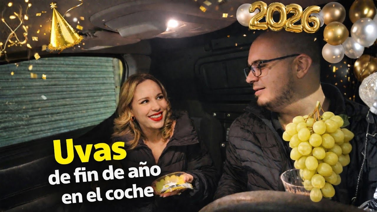 Nos tomamos las uvas en el coche… así empezó nuestro Fin de Año como músicos 🎶🚗🍇”