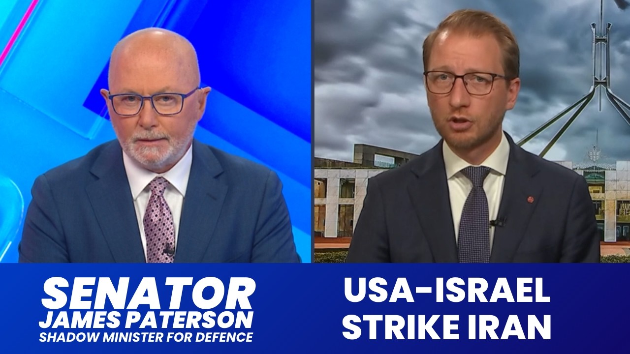Senator Paterson slams ABC reporter’s unhinged comments about Iran