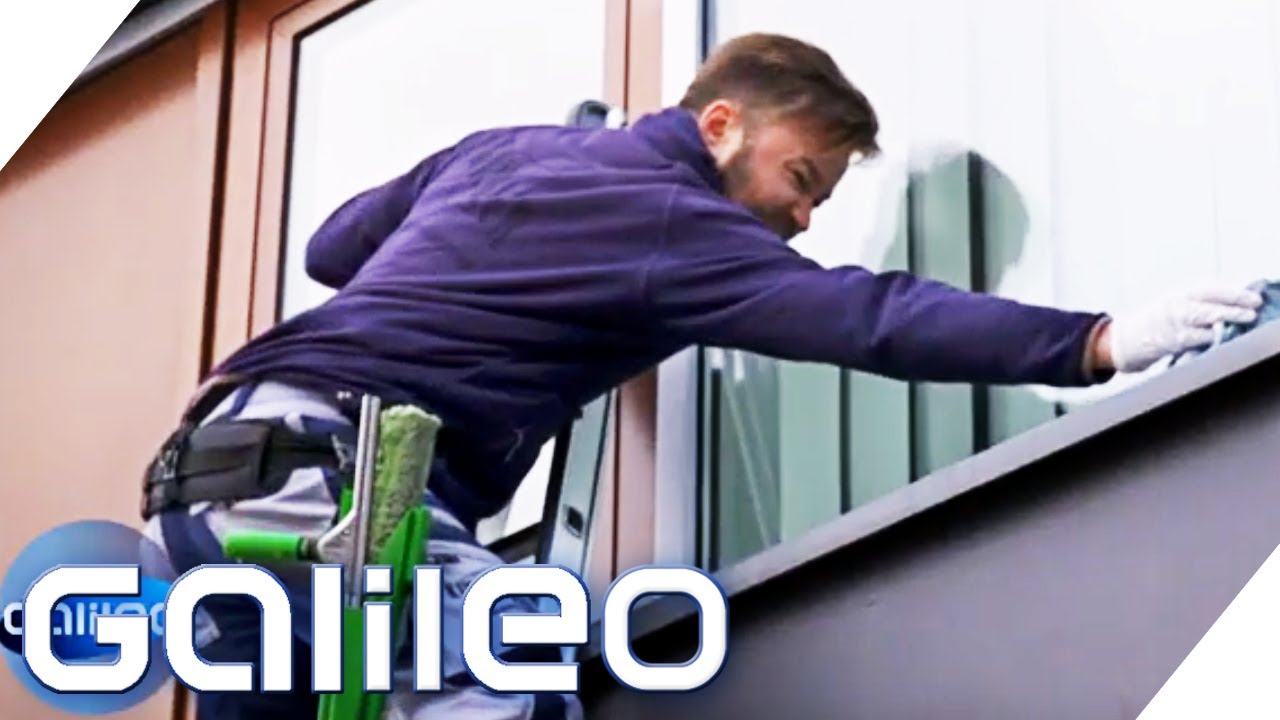 Der harte Alltag eines Gebäudereinigers | Galileo | ProSieben