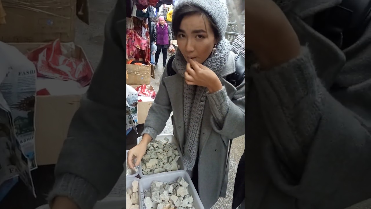 Eating stones and clay 🇰🇬 😲 