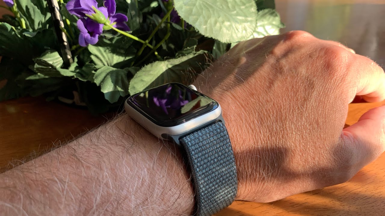 Storm Gray Sport Loop Watch Band from Apple for the Apple Watch