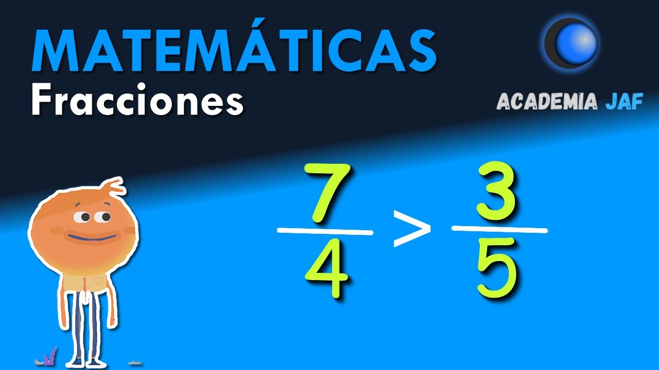 COMPARAR FRACCIONES con distinto numerador y distinto denominador