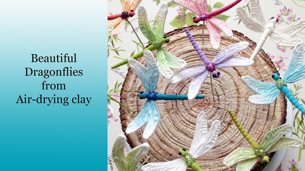 How to make Dragonflies From Air Drying Clay