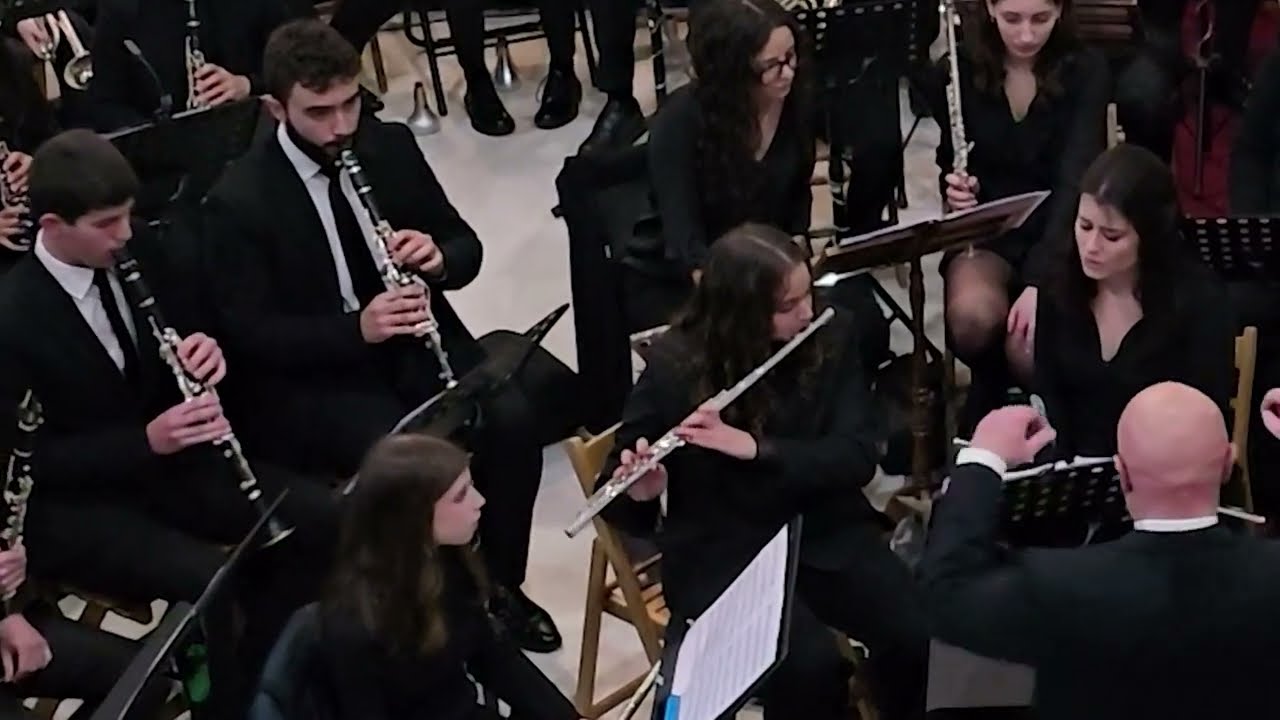 Banda de Música de Sarria - Dances With Wolves - Concierto de Navidad 2024