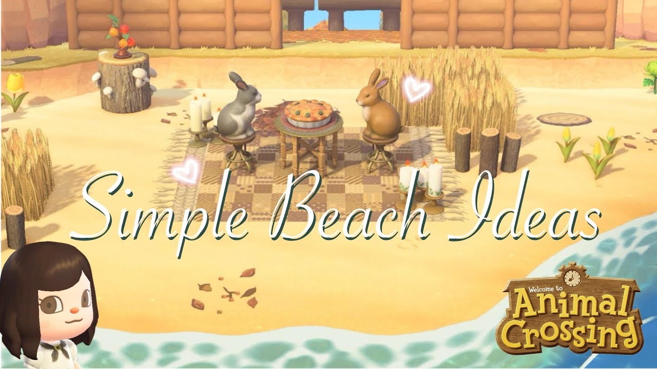 17 Simple Beach Ideas | Animal Crossing: New Horizons