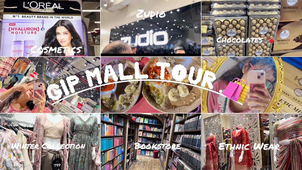 #01 Shopping with me at GIP MALL |Zudio | Big Bazaar | Street Food | Atta Market