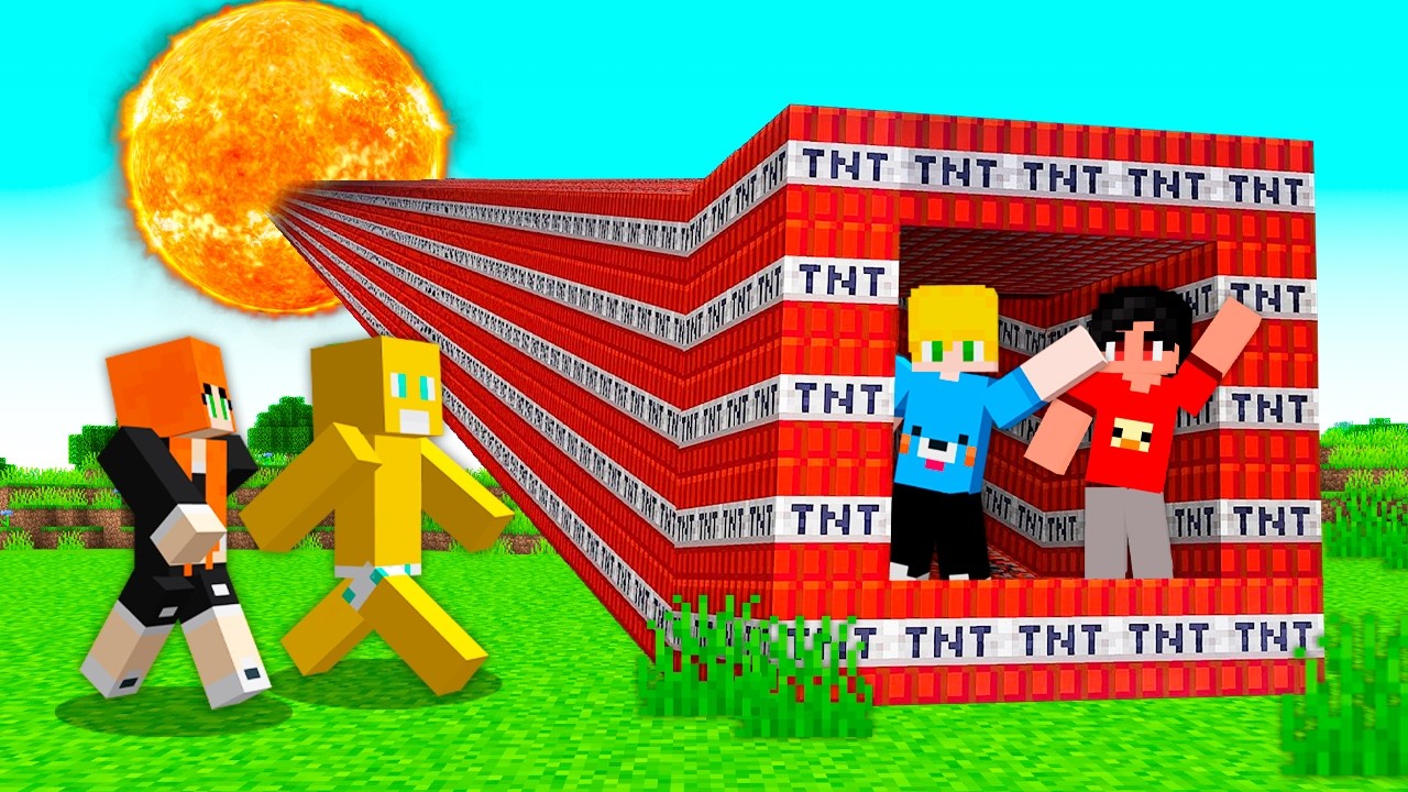 Я нашёл секретный туннель к СОЛНЦУ в Minecraft