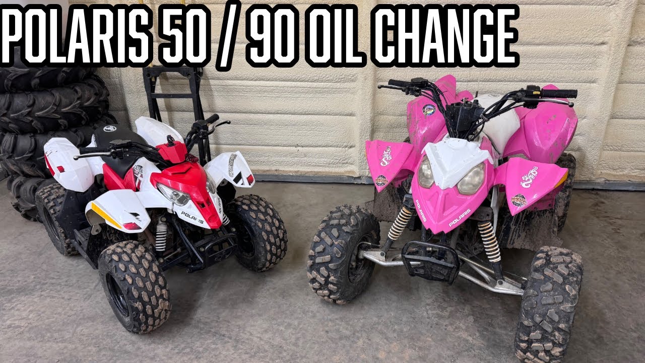 How To Change The Oil Polaris Outlaw / Sportsman 50 & 90