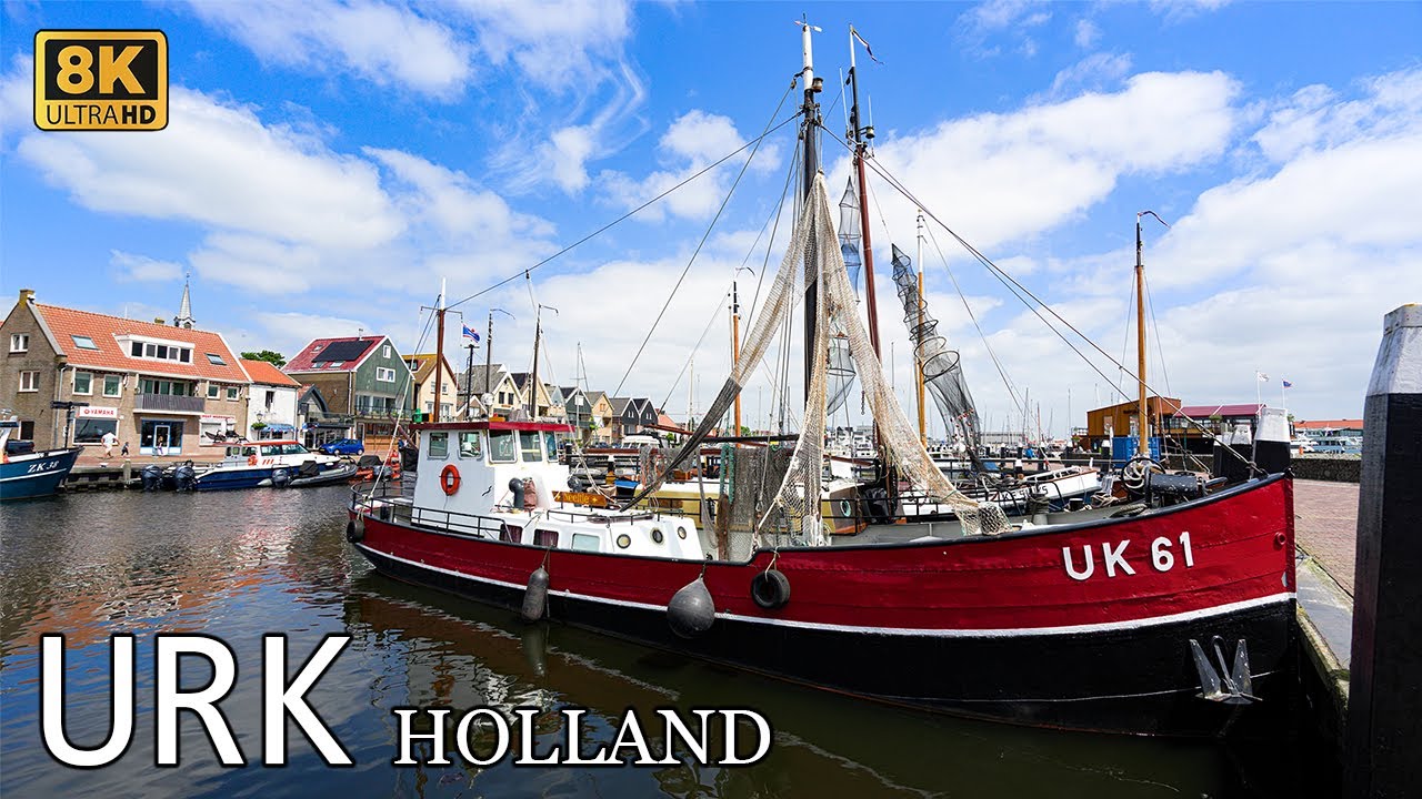 URK 🇳🇱 | A Bᴇᴀᴜᴛɪꜰᴜʟ Pɪᴄᴛᴜʀᴇꜱqᴜᴇ Fɪꜱʜɪɴɢ Hᴀʀʙᴏʀ Iɴ Holland 8K