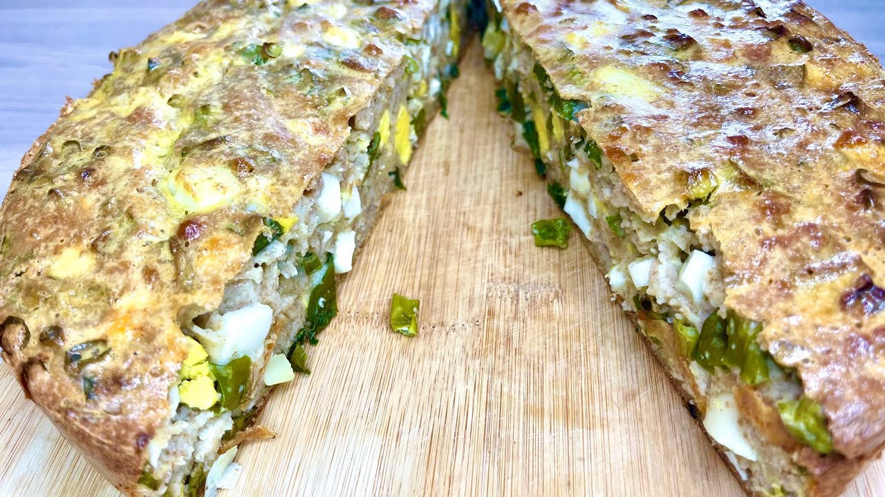 Ленивый Заливной Пирог из Цельнозерновой Муки