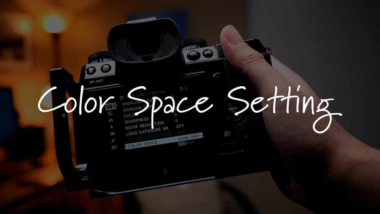 Color Space Setting in camera, Lightroom, Capture One and Photoshop