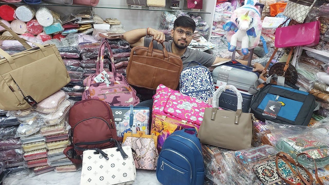 #Chickpet Bangalore Wholesale & Retail Bags from 40 RS Travel bags school Bags courier available