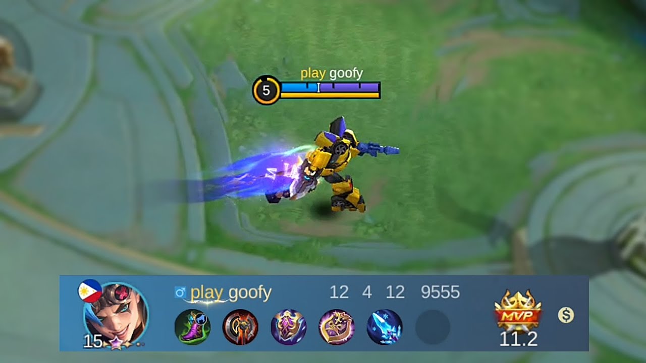 X.Borg gameplay, enemy Granger M7 prime skin and Gusion legend skin