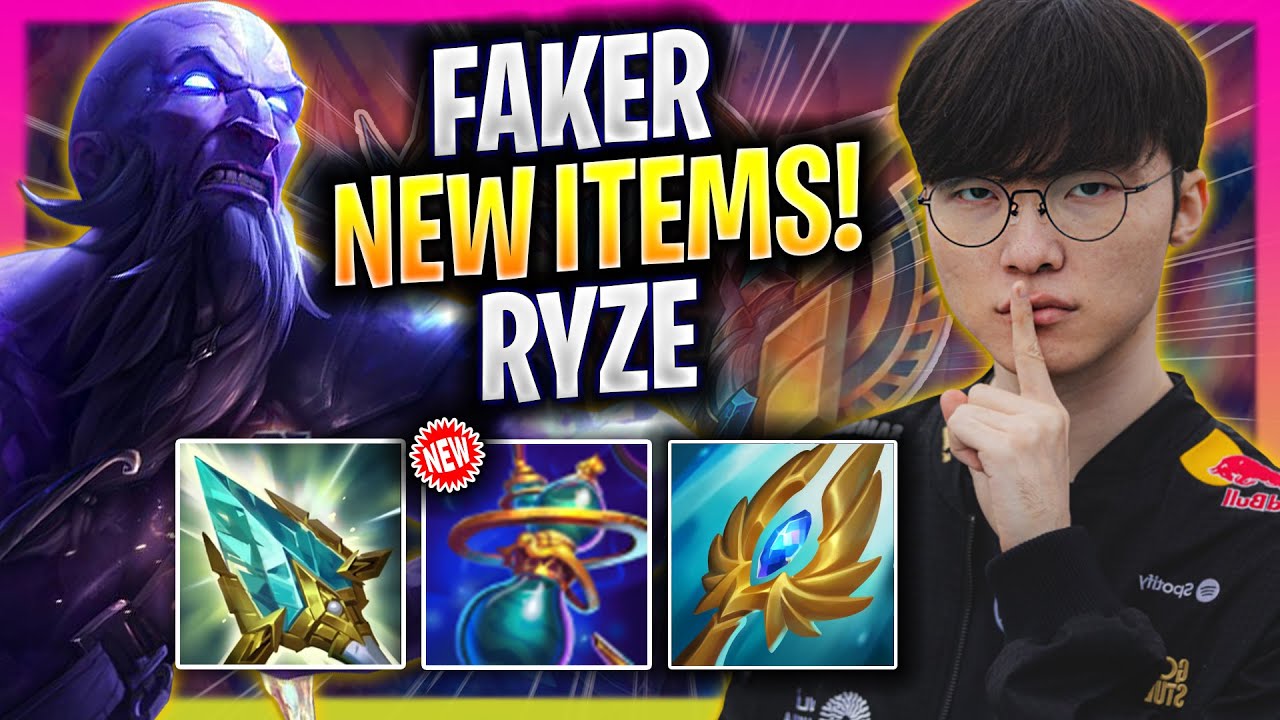 FAKER TRIES RYZE WITH NEW ITEMS! - T1 Faker Plays Ryze MID vs Leblanc! | Season 2026