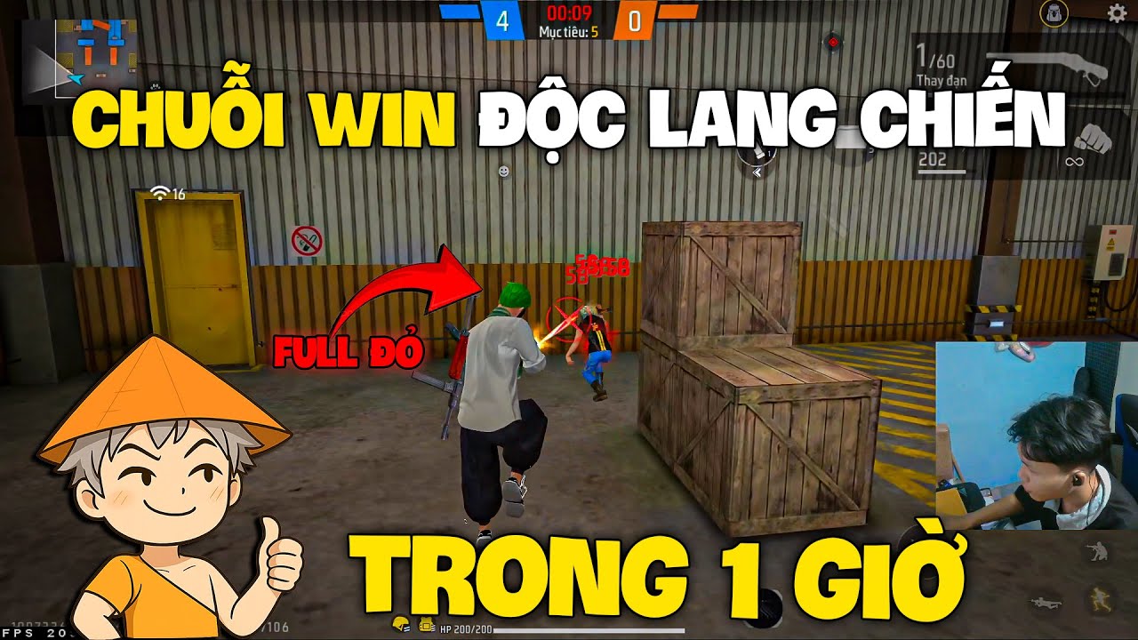 Thử Thách Chuỗi Thắng Độc Lang Chiến Trong 1 Giờ Cực Căng