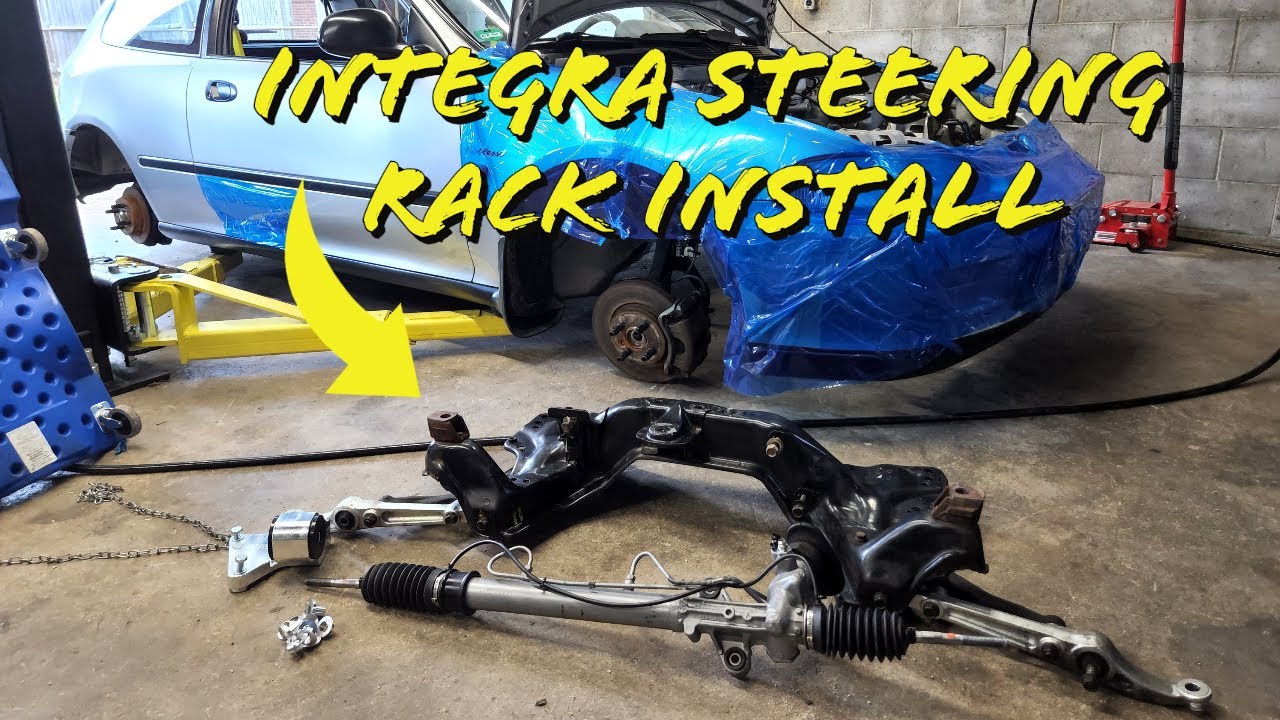 Installing a Integra Type R steering rack in my EG Civic!
