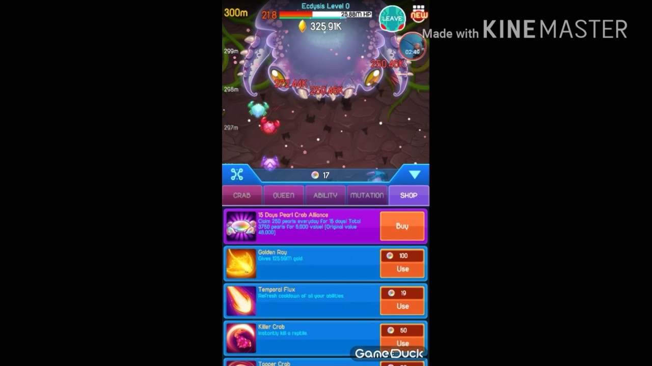 (CRAP WAR)크랩  전쟁! 물고기의 존재감을 알수있는 게임!