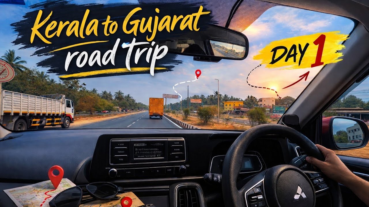 Driving From Kerala to Gujarat | EP 1 | Kochi to Bangalore