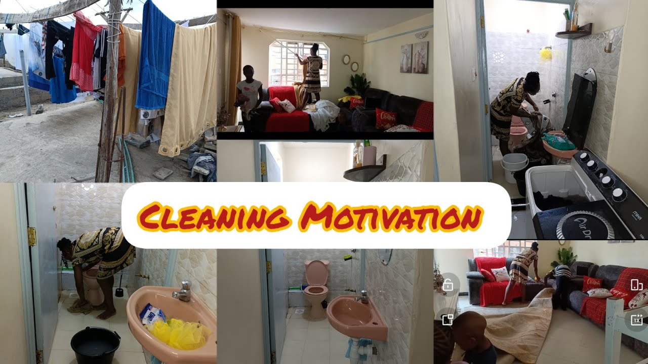Clean With Me/ Laundry Motivation/Bathroom Deep Cleaning/Tyna Loice
