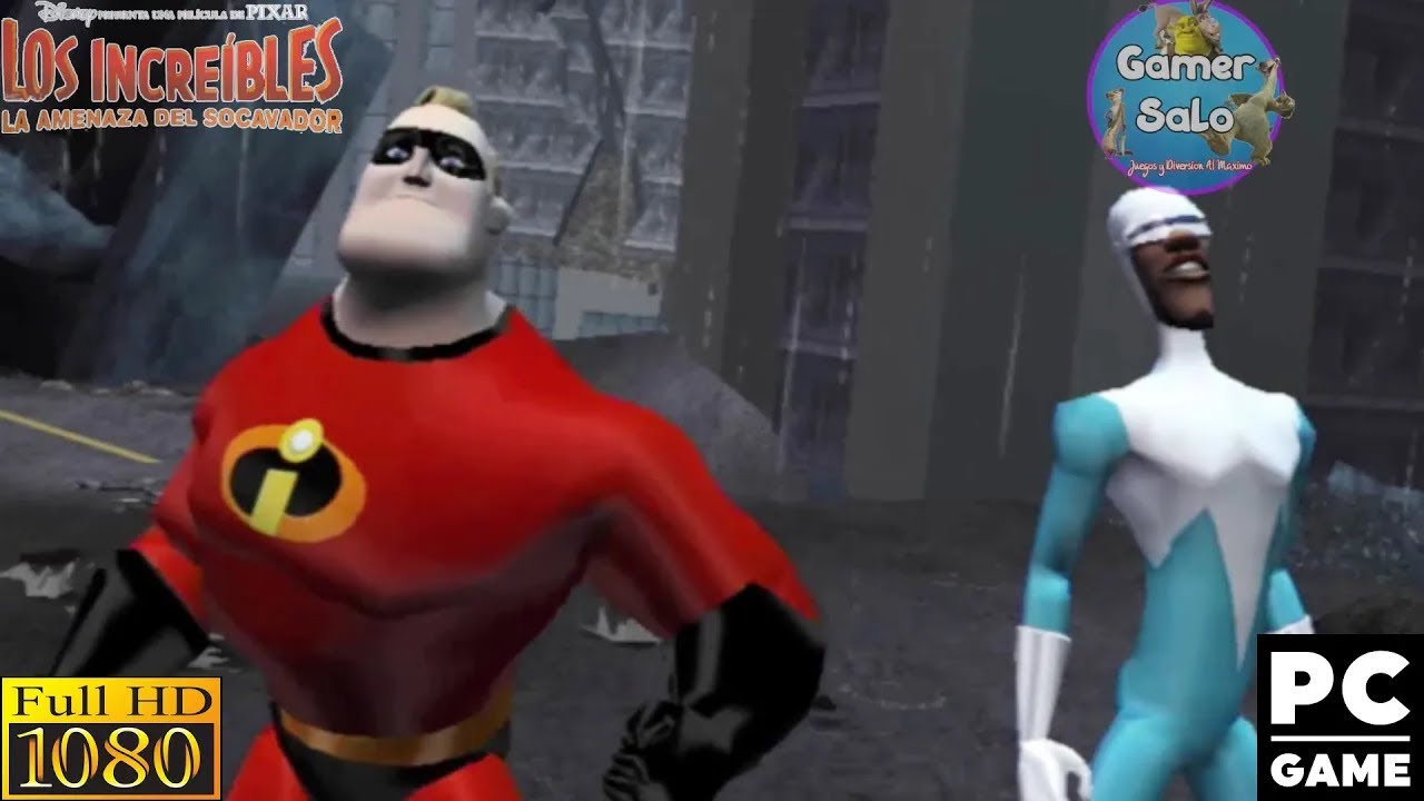 Los Increibles La Amenaza Del Socavador  HD JUEGO COMPLETO