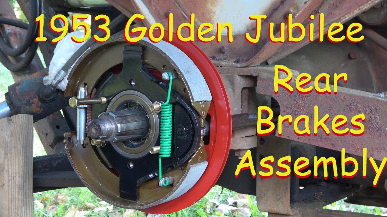 Ford NAA Golden Jubilee Axle Bearing and Brake Assembly