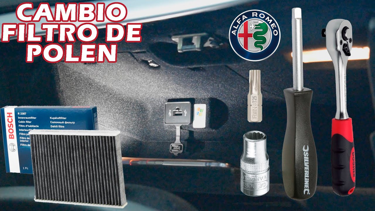 Cambiar FILTRO de POLEN (Habitáculo) | Alfa Romeo 159