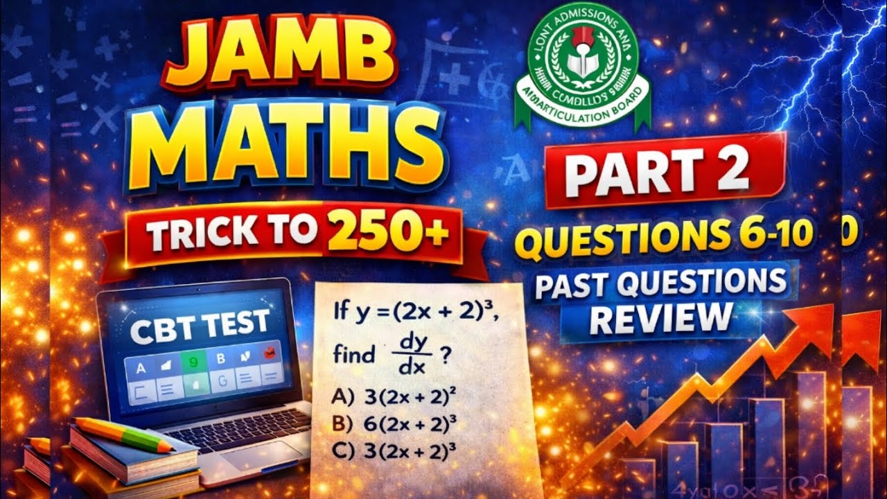 JAMB Maths CBT | Most repeated Questions Explained | Score 250+