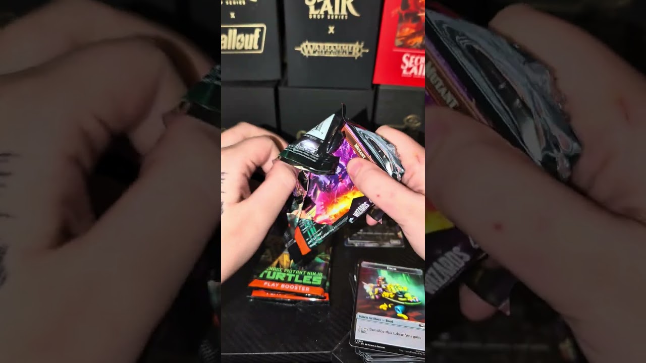 Opening a TMNT Pre-Release box!!