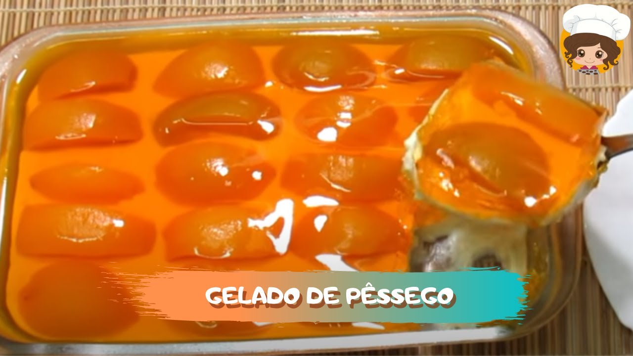 GELADO DE PÊSSEGO🍑🍑 (ESPECIAL ANO NOVO) - MIL DELÍCIAS NA COZINHA