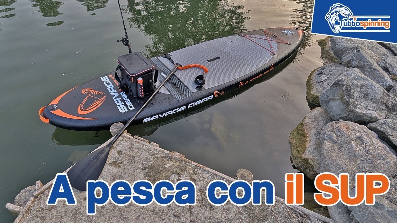 La mia prima volta a PESCA in SUP! 🎣 Bass Fishing in Estate