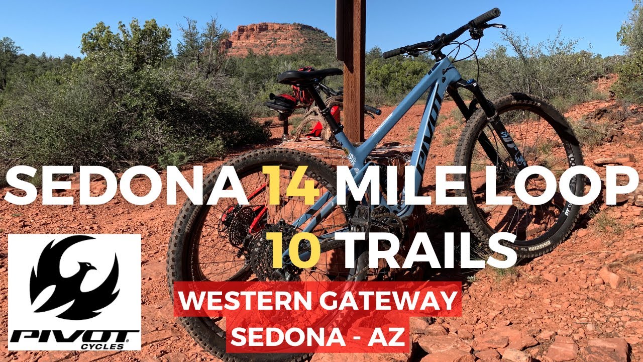 Epic Sedona 14-mile Loop on 10 Scenic Flow Trails [4K] Outer Limits Trail | Pivot Trail 429
