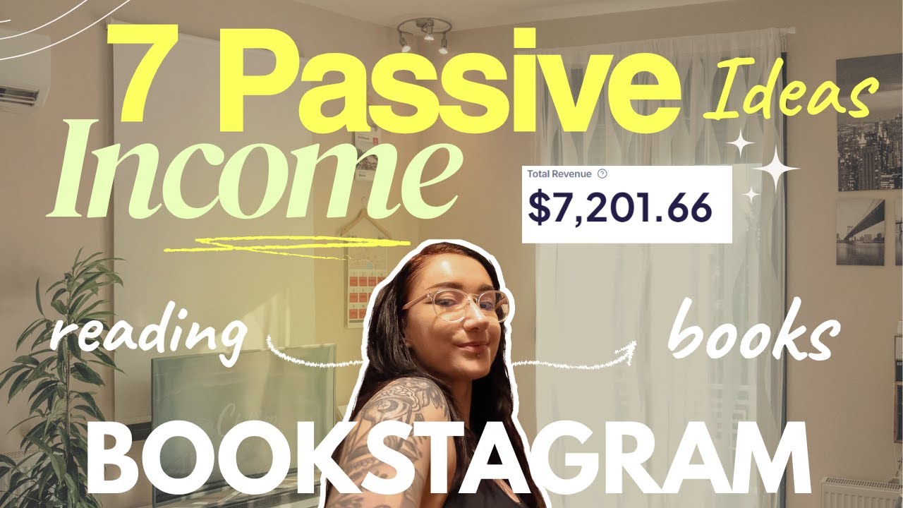 how I actually make passive income as a book lover (bookstagram side hustle for beginners) ☁️