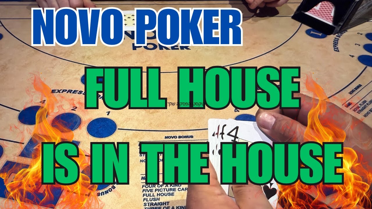 NOVO POKER ! FULL HOUSE IS IN THE HOUSE