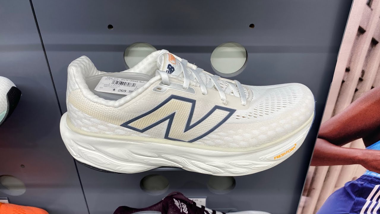 New Balance Fresh Foam X 1080 V14 (Sea Salt/ Vintage Indigo/ Hot Mango) - Style Code: W1080J14