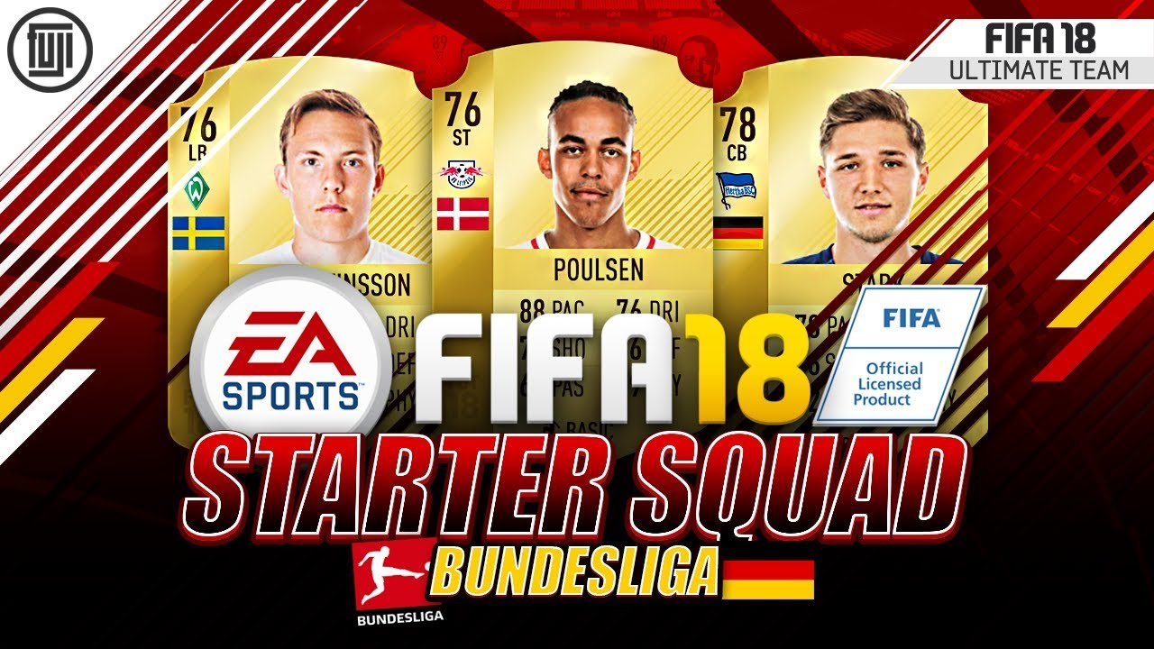 BEST OP ATTACK!?!? FIFA 18 STARTER TEAM! BUNDESLIGA! - FIFA 18 Ultimate Team