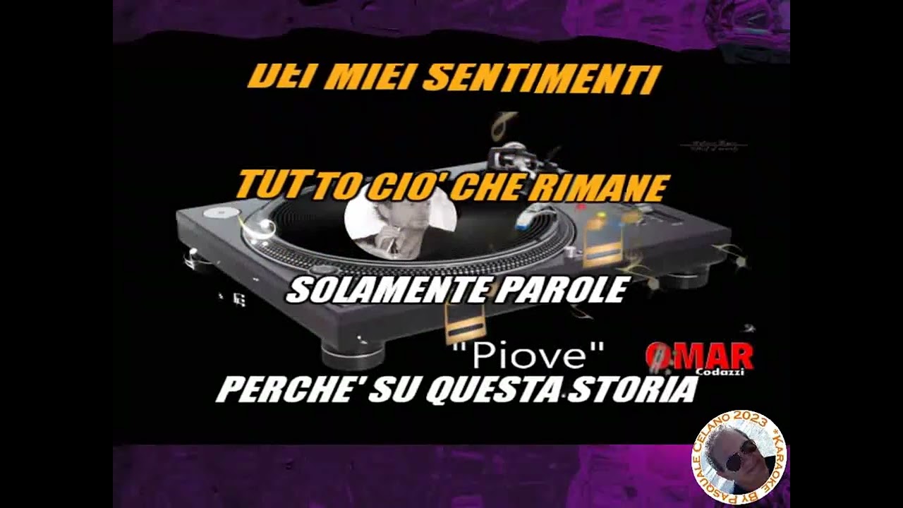 Omar Codazzi   Piove KARAOKE FAIR USE