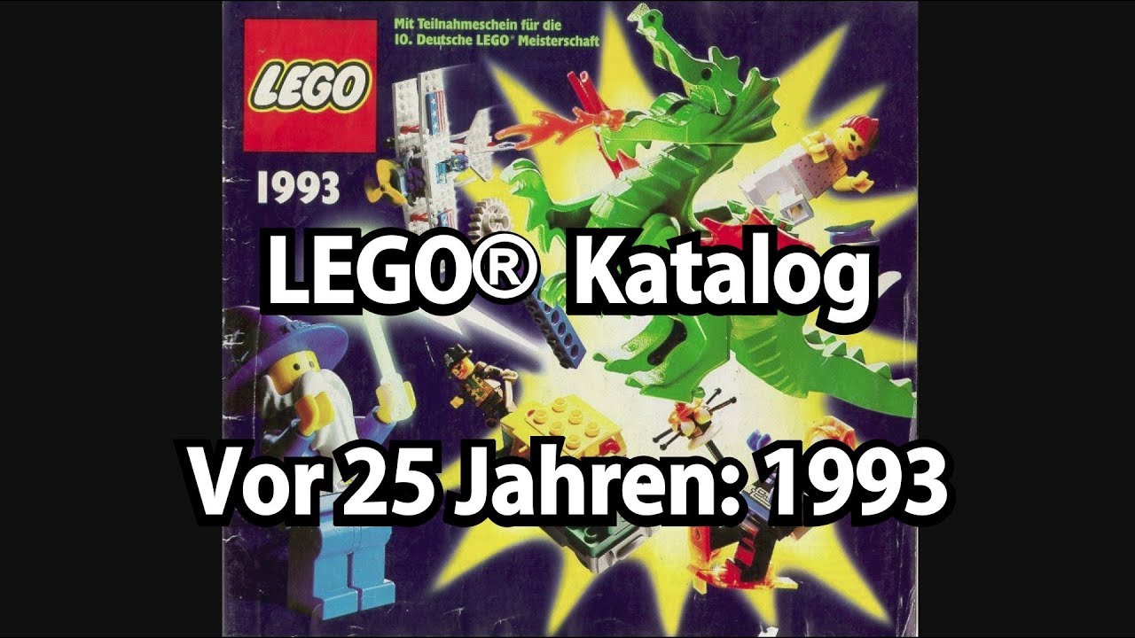 LEGO vor 25 Jahren: LEGO Katalog 1993