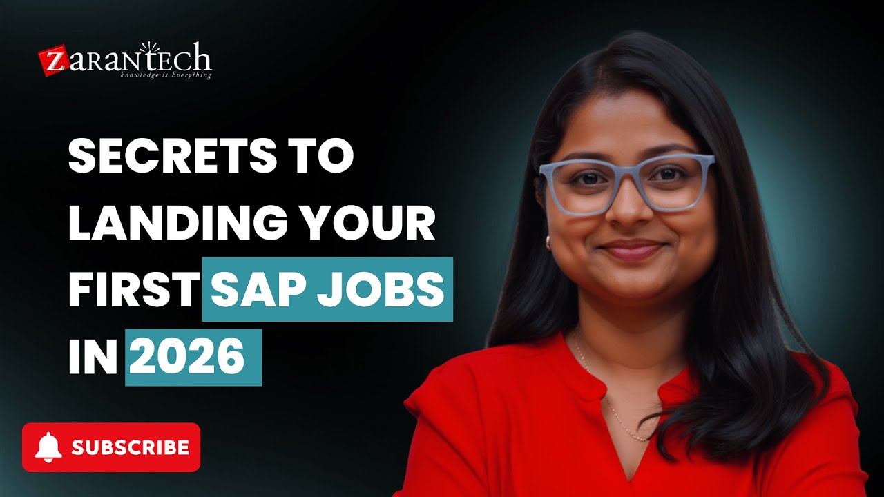 Secrets to Landing Your First SAP Jobs in 2026 | ZaranTech