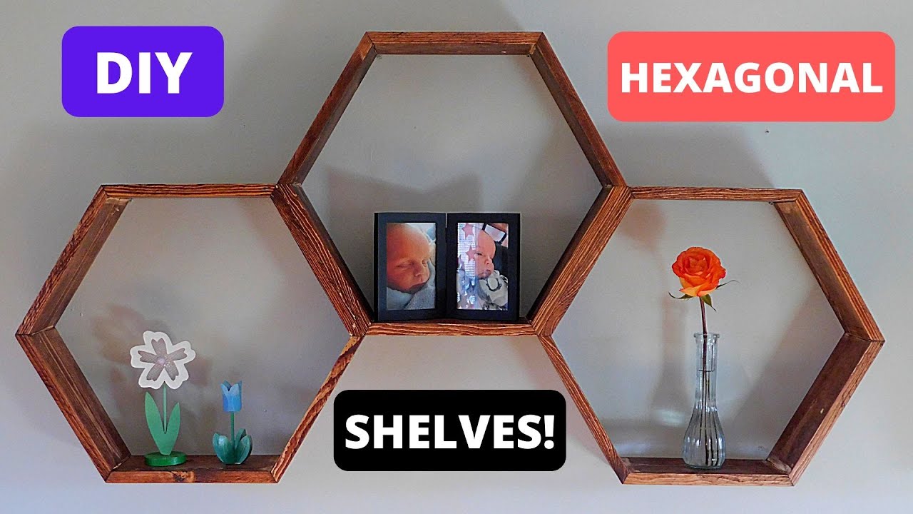 How To Build Hexagonal Shelves! DIY Project!